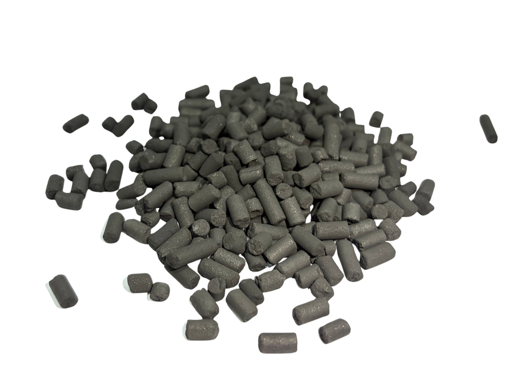 Hydrogen Sulphide removal pellet activated carbon/cooper oxide impregnated carbon