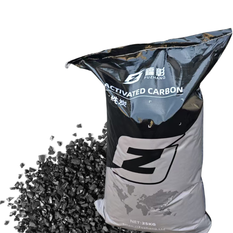 Coconut Shell Activated Carbon 1000 iodine value, 5-10 / 6-12 Mesh, High Gold Loading for Gold Refining